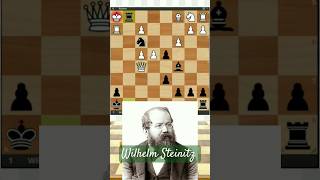 Grand Master Wilhelm Steinitzs brutal attack was a quick checkmate ⁉️ [upl. by Mihalco]