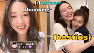 Sana amp japanese actress Mei Nagano IG interactions [upl. by Conti567]