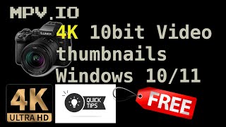 Free Way To Watch 4K 10 Bit 422 Video FAST EASY  Windows 10  11 Lumix 5S II [upl. by Nosmirc]