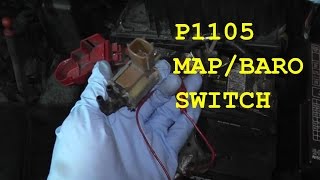 How to Test and Replace A Map Baro Switch P1105 [upl. by Ffoeg]