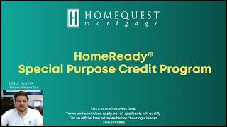 The HomeReady Special Purpose Credit Program [upl. by Hsaniva]