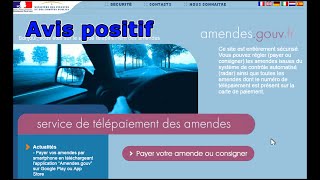 Avis utilisateur  Payer votre amende en ligne [upl. by Rebeh925]