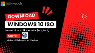 Download windows 10 from microsoft  add to virtualbox [upl. by Lamiv]