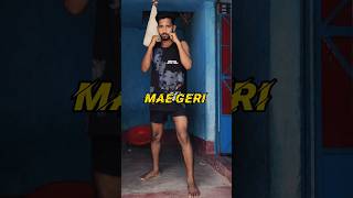 How to train MAE GERIKarate FRONT KICK ✅karate kick [upl. by Eelaras]