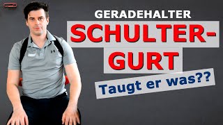 Geradehalter  Taugt ein Schultergurt etwas  Test mit verblüffendem Ergebnis [upl. by Jane]