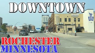 Rochester  Minnesota  4K Downtown Drive [upl. by Henriques]