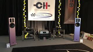 CH Precision I1 Apertura Speakers and Grand Prix room at Munich High End Audio Show 2018 [upl. by Alick]