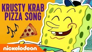 The Krusty Krab Pizza Song 🍕 Ft SpongeBob SquarePants  Nick [upl. by Lanaj]