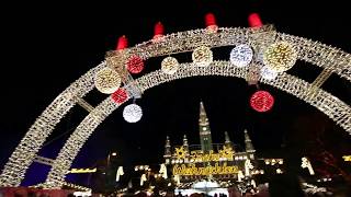 Die schönsten Weihnachtsmärkte amp Adventmärkte in Wien HD [upl. by Wrench]