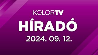 KolorTV Híradó  20240912 [upl. by Parish537]