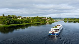 Cruise the Scottish Highlands aboard Hotel Barge Spirit of Scotland  European Waterways [upl. by Etteniuqna]