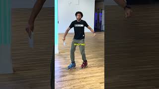 How to Pivot or 3 Point Turn on Roller skates in 60 Seconds sk8shotstudios [upl. by Kellene]