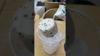 Hagen Dazs Cookies And Cream amp Milk shorts asmr korea drink hagendazs cookies cream [upl. by Devan]