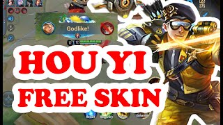 Hou Yi free skin HOK [upl. by Ahsiya]