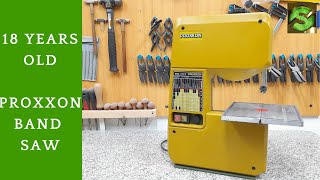 Proxxon Band Saw  dimensions and specifications Power tool for scale modeling [upl. by Ayik]