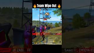 Team Wipe Out in freefire garenafreefire vamstargaming gameplay ffshorts ff [upl. by Assetal]