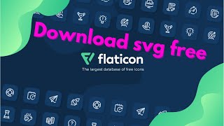 Hướng dẫn tải ảnh svg miễn phí từ flaticon không cần tài khoản premium [upl. by Netsirhc]