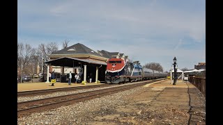 Amtrak 141 With 174 At AlexandriaVA On 22624 [upl. by Korenblat]