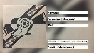 New Order  Procession Instrumental  Produced by Martin Hannett [upl. by Lune]