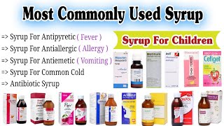 Commonly Used Syrup  Syrup For Children syrup [upl. by Rollin]