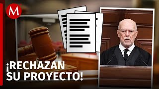 SCJN batea proyecto del ministro Alcántara Carrancá sobre la reforma al Poder Judicial [upl. by Moira]