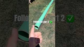 How to build a backyard ski rail…  part 1  ski backyardskirail skirail shorts [upl. by Geibel]