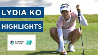 Lydia Ko  Final Round Highlights  66 6  Aramco Team Series  Singapore [upl. by Boeschen624]