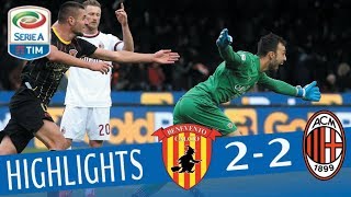 Benevento  Milan 22  Highlights  Giornata 15  Serie A TIM 201718 [upl. by Ledarf]