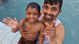 Masti in swimming pool Jabalpur part 2Masti time with family [upl. by Emina]