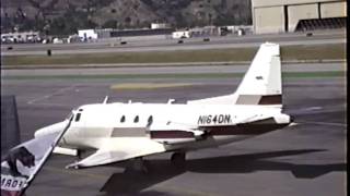 Turbojet Sabreliner Departing BUR [upl. by Rovelli159]