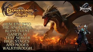 Drakensang Online  Descent into the Ancestral Ruins Event Gameplay Test Server Drakensang Dso [upl. by Talley]