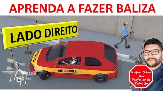 BALIZA  LADO DIREITO  EXAME DO DETRAN [upl. by Munford]