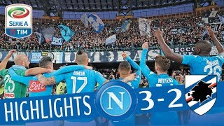 Napoli  Sampdoria 32  Highlights  Giornata 18  Serie A TIM 201718 [upl. by Onirefez597]