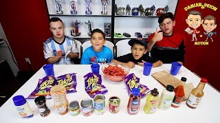 TAKIS MYSTERY BAG CHALLENGE PT2  12 INGREDIENTS [upl. by Imefulo]