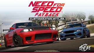 NFS™ Payback  Customization Styles [upl. by Nylsirhc274]