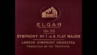 Elgar Symphony No 1 in A flat major  conducted by the composer [upl. by Nahtanha]