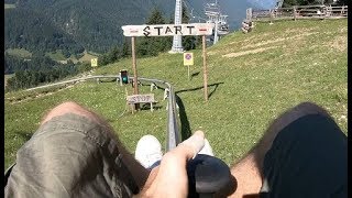 Summer Toboggan Run  Kranjska Gora  Slovenia [upl. by Legnalos669]