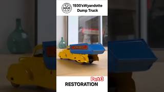 MARX 1930s Wyandotte Dump Truck restoration  Part 3 [upl. by Nosidam]