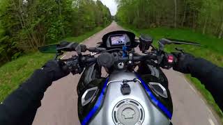 How it feels to ride Yamaha MT10 AKRAPOVIC SOUND [upl. by Esirtal]