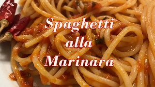 Spaghetti alla Marinara😋 FACILI e GUSTOSI SPAGHETTI MARINARA EASY and TASTY 😋 [upl. by Yentruok]