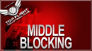 Volleyball How To Basics for Middle Blocking [upl. by Geraldine]