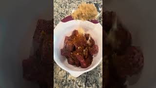 Easy Air Fryer Steak Bites Garlic butter steak recipe steak [upl. by Scurlock]