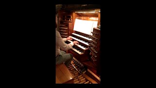 Kurt Wiklander Vad ljus över griften Toccata Op 19 No 4 Henrik Berg organ [upl. by Ailimac968]