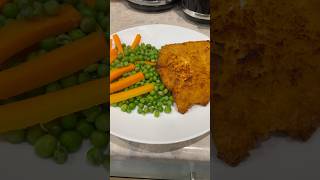 Battered chicken carrots and peas [upl. by Ermina]