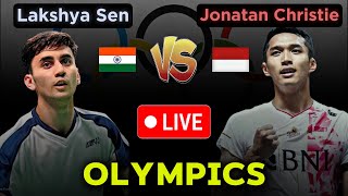 Lakshya SenIND vs Jonatan Christie INA  Olympics 2024  Badminton [upl. by Aknayirp]