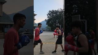 Sparring with coach gone wrong 😂🤣mma mixedmartialarts combatsport minivlog boxing shorts [upl. by Sonafets]