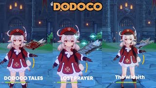 Dodoco tales vs Widsith vs Lost prayer KLEE Aesthetic comparison [upl. by Aisha728]