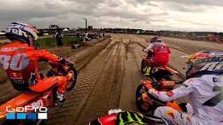 GoPro Jago Geerts 2023 FIM MX2 Moto 2 from Round 13 Lommel Belgium [upl. by Krissie539]