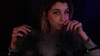 ASMR  Positive Gentle Whispers in the Rain 🌧️ Dark for Sleep [upl. by Ann]