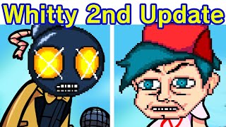 Friday Night Funkin VS Whitty  Definitive Edition  Cutscenes amp New Remix FNF Mod SiIva Update [upl. by Jacintha287]